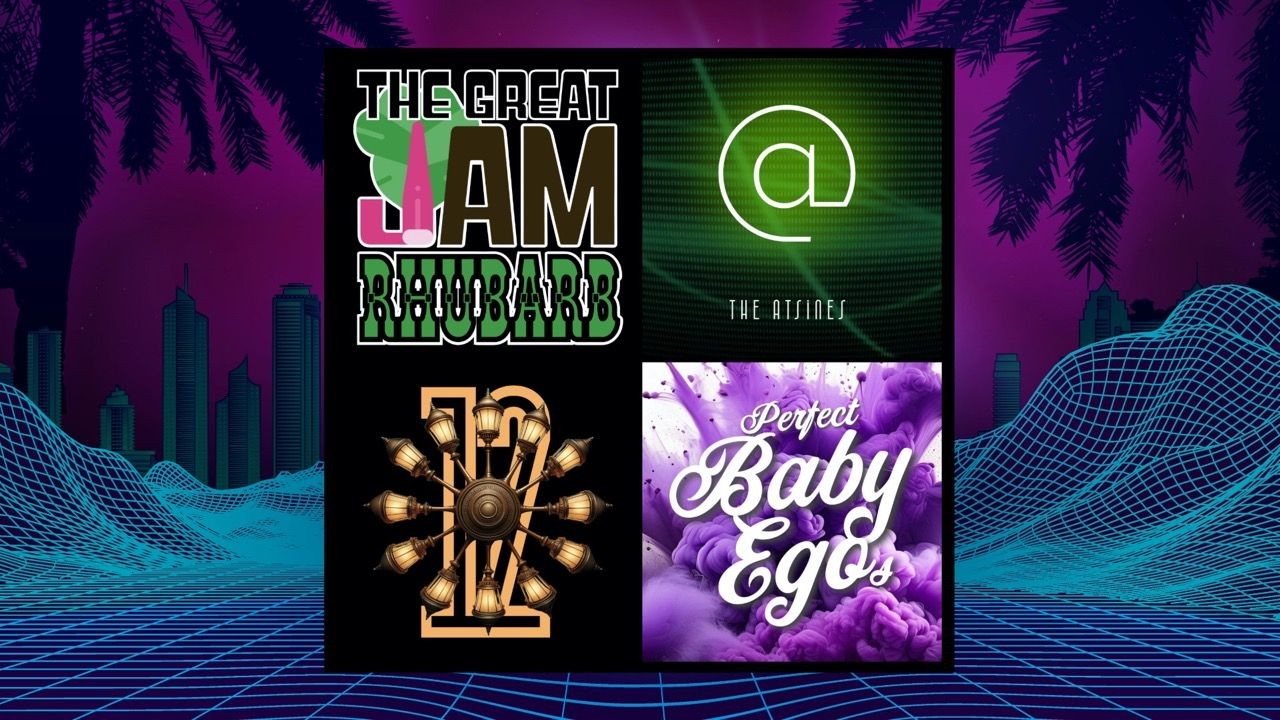 Instrumental Music produced by SoundMakeIT, featuring The Great Jam Rhubarb, The Atsines, 12 Lampposts, and Perfect Baby Egos. A diverse range of genres, including metal and alternative and indie rock.