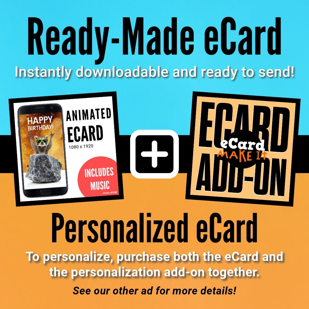 Ready-Made or Personalized Options on Etsy – Explore eCards, e-cards, and ecard Designs from eCardMakeIT. Digital Downloads Available for Every Occasion!