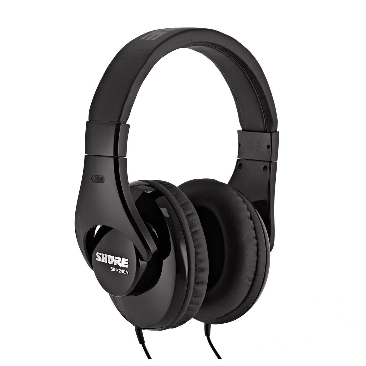 Shure SRH240A Professional Headphones - Superior Sound Reproduction, Comfort, and Versatility | 40 mm Neodymium Drivers, Closed-Back Design, Padded Headband